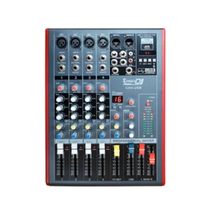 Consola PRO DJ de 4 Canales CH4 USB PRO DJ