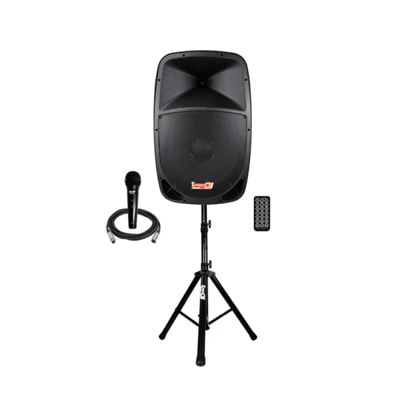Combo Cabina 15" + micrófono + Base    PB15E-MP3 SYS PRO DJ - Imagen 2